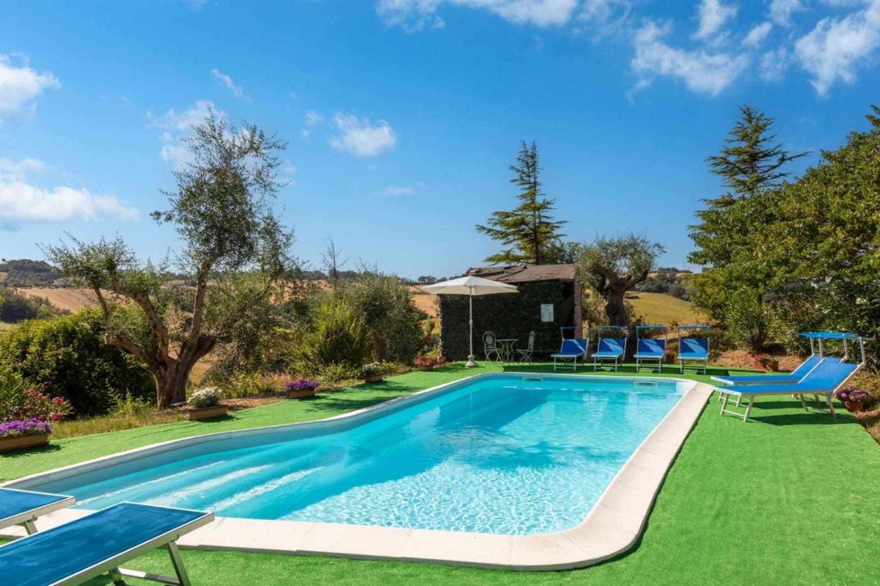 La Meriggia Agriturismo- Ampio Appartamento Con Terrazza Esclusiva Ancona Kültér fotó